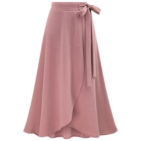 Womens Irregular Elastic Waist Plus Size A Line Skirts Hip Slim Medium