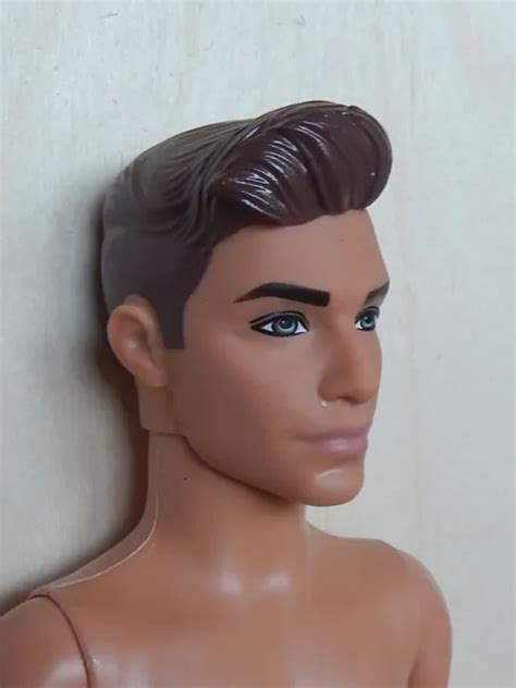 Mattel Barbie Puppe Fashionistas Ken Braune Haare Nude Neu Eur