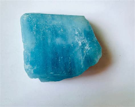 Rare Raw Aquamarine Crystal Gemstone Natural Beryl Crystal Etsy