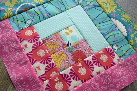 Make This Log Cabin Quilt Block Tutorial The Cloth Parcel