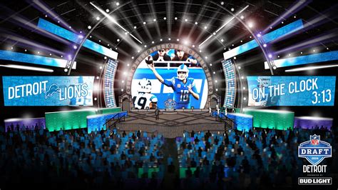 The Nfl Reveals The Stage Design For The 2024 Draft In Detroit