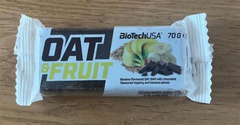 Oat And Fruit Banana Flavoured Oat Bar With Chocolate Biotechusa