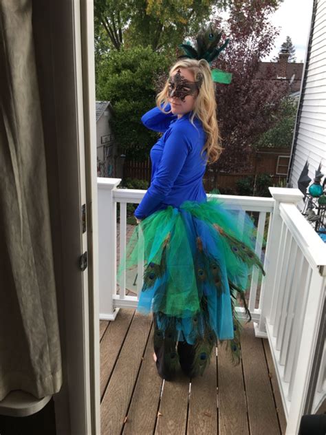 Made My Own Rendition Of A Peacock Costume Have To Say Im Pretty