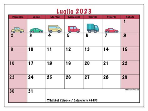 Calendario Luglio Da Stampare Ds Michel Zbinden Ch