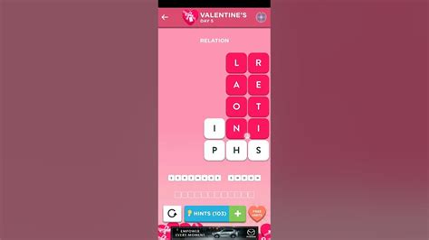 Wordbrain 2 Valentines Event Day 5 Answers February 2 2024 Youtube