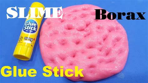 Diy Glue Stick Slime With Borax How To Make Slime With Glue Stick Youtube