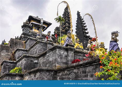 View Of Pura Besakih Temple Bali Indonesia Stock Photo Image Of