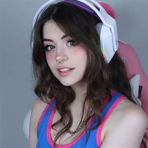 Not Only Pictures Of But Also A Beautiful Female Streamer With Millions Of Followers Many