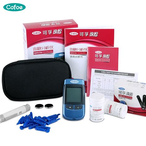 Cofoe Yiyue Glucometer Diabetes No Coding Glucose Meter Medical Blood