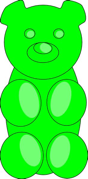 Green Gummy Bear Clipart Clip Art Library