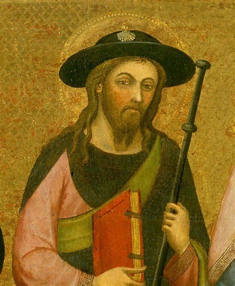 Saint James The Greater By Pere Serra C 1385 A Portion Of The Left