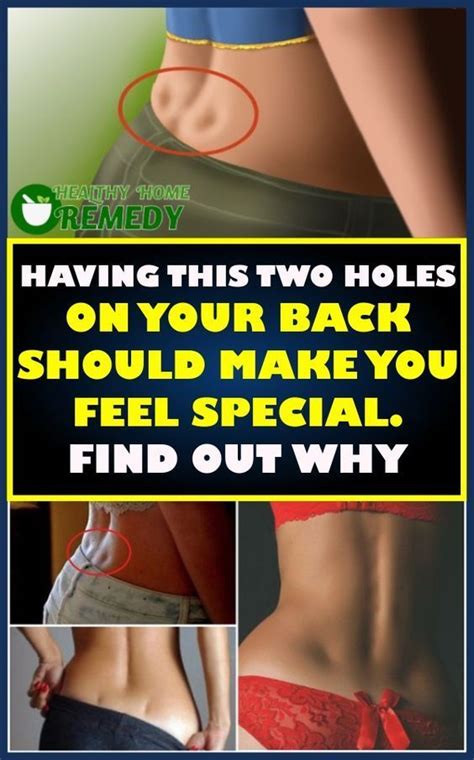 What It Means If You Have These Dimples On Your Back Home Remedies Remedies Natural Health