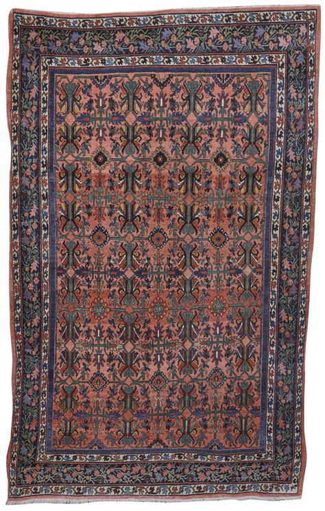 lot bidjar rug persia first quarter 20th century 7 ft 3 in x 4 ft 7 in