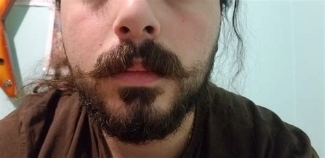 Waxed My Moustache For The First Time Yesterday And Its Stuck