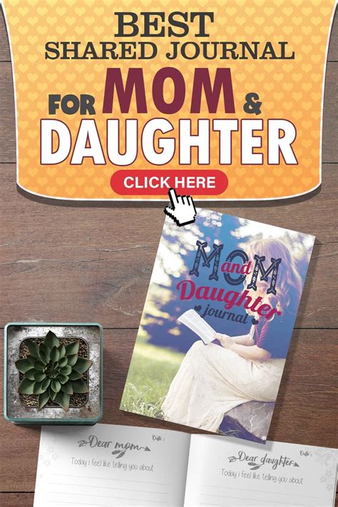 Mom And Daughter Journal Shared Journal T For Mothers Day And
