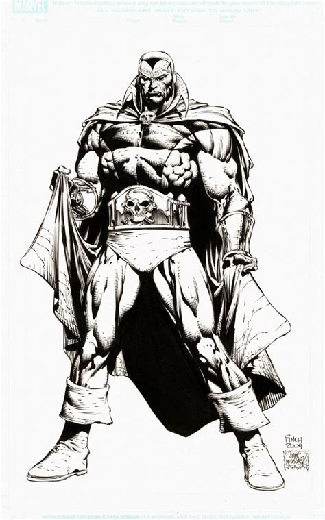 A Black And White Drawing Of A Batman Character