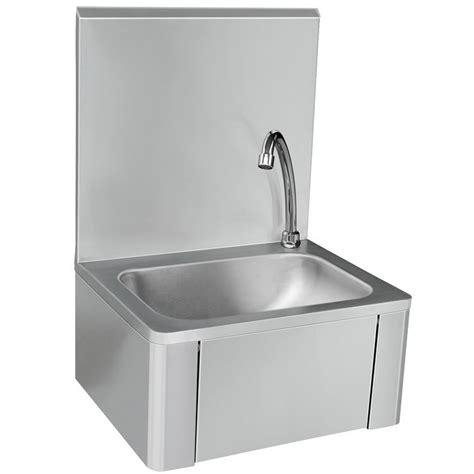 Stainless Steel Knee Operated Commercial Hand Wash Sink Basin