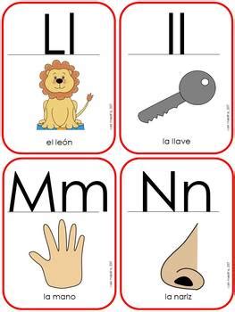 Maybe you would like to learn more about one of these? Spanish Alphabet ABC Posters, Cards, Initial Sounds Chart ...