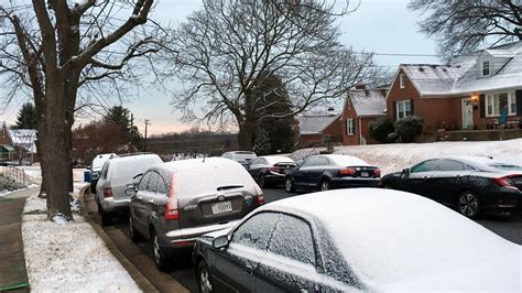Maryland Snow Baltimore Area Schools Delayed Dusting Still Expected