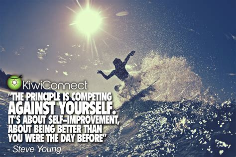 The Principle Is Competing Against Yourself Its About Self