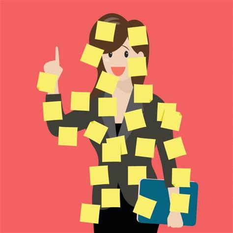 Funny Sticky Notes Illustrations Royalty Free Vector Graphics And Clip