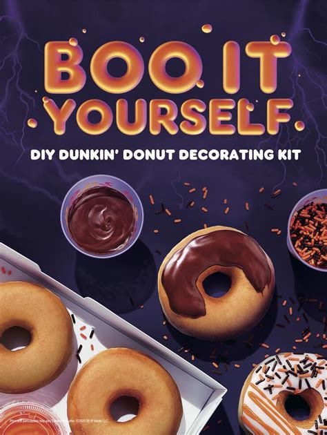 This one has only five because owner casey croad got a little carried away. Dunkin' Is Selling 'Boo It Yourself' Donut Kits For Halloween | iHeartRadio