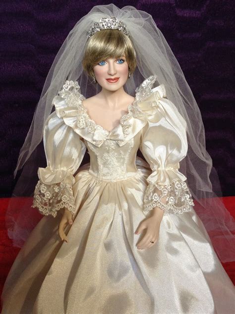 Princess Diana Porcelain Doll Wedding Dress Princess Diana Royal