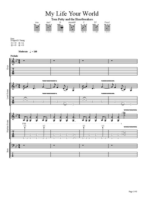 My Life Your World Chords And Tabs Tom Petty