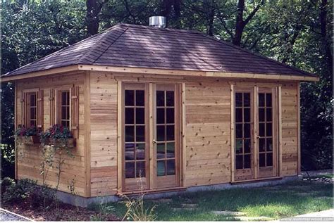 The cabin on a budget is a tiny cabin measuring just 20 x 12 foot and can be built for under $2500. 10 x 20' Cabin | Backyard cabin, Small cabin plans ...