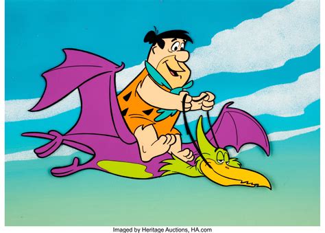 The Flintstones Fred Flintstone Publicity Cel And Production Lot