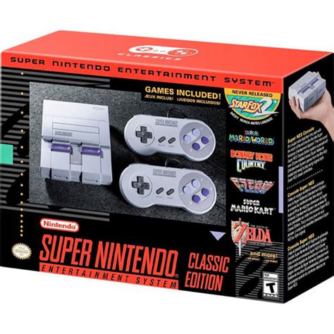 La nintendo switch no es la única consola nueva que lanzará próximamente el gigante. Super Nintendo Classic Edition (SNES)
