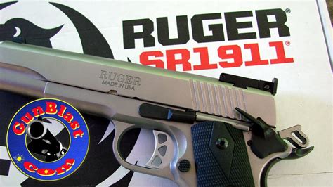 Shooting Rugers New Sr1911 Semi Auto 10mm Pistol Youtube