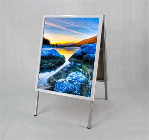 22 X 28 A Frame Sidewalk Sign For Posters Snap Open Double Sided A