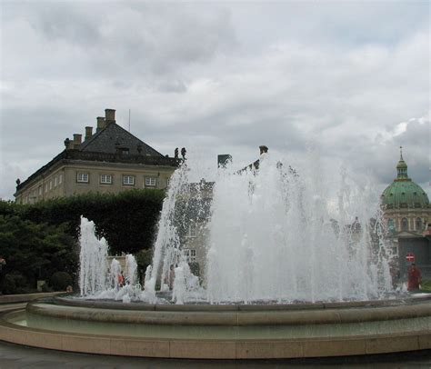 Fountain By Royal Palace Copenhagen