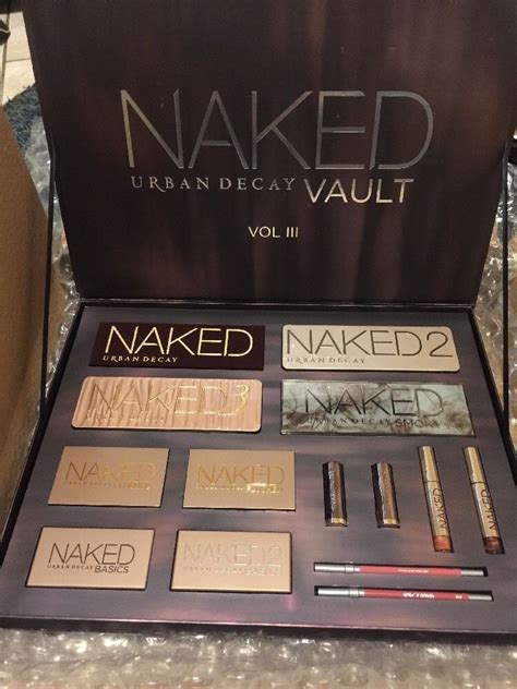 Urban Decay Naked Vault Make Up Gift Set Palette Limited Edition