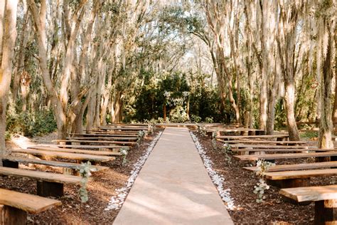 Enchanted Outdoor Greenery Wedding Florida Rustic Barn Weddings