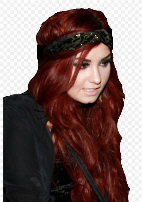 Demi Lovato Red Hair Hair Coloring Hairstyle Auburn Hair Png
