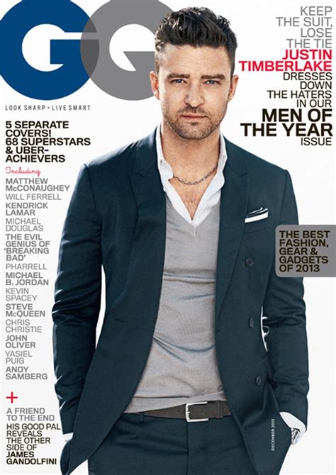 Introducing Justin Timberlake On The Cover Of Gqs 2013 Men Of The Year