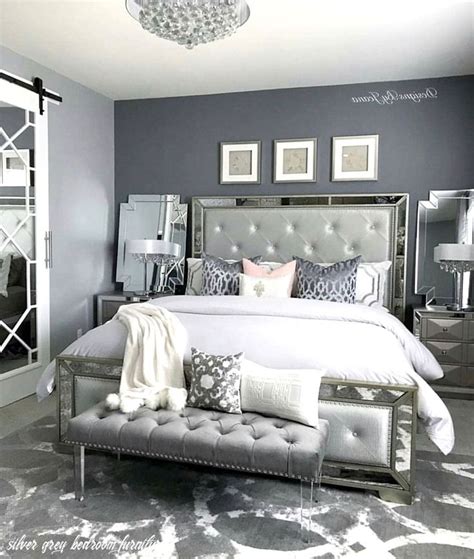 Luxury Silver Grey Bedroom Furniture Design And Decor Bedroom