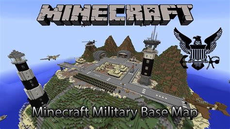 Minecraft Amazing Military Base Map Download Youtube
