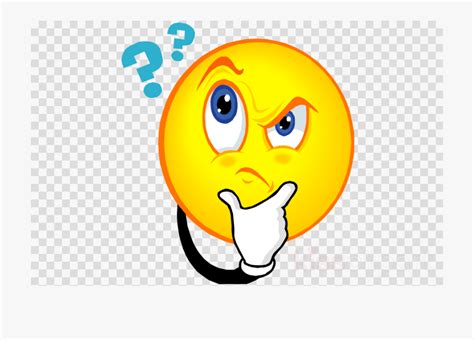 Person Thinking Clipart Emoticon Smiley Face Emoji Clipart