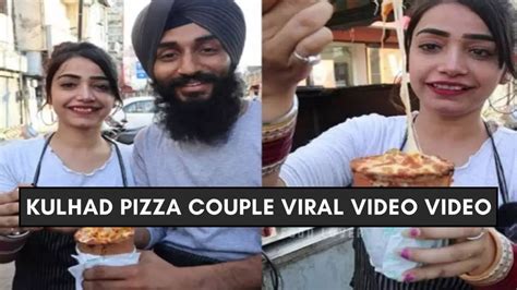 Kulhad Pizza Couple Viral Video Video