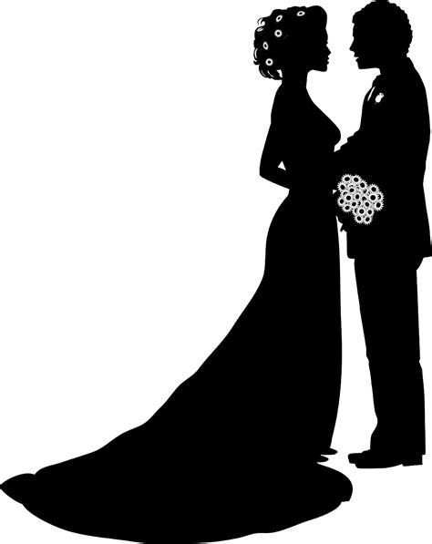 Casamento Wedding Silhouette Decoupage Wedding Silhouette Art