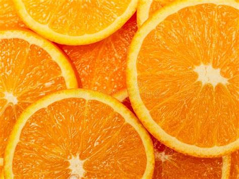 Citrus Juicy Halves Of Orangeorange Fruit Isolated On White Background