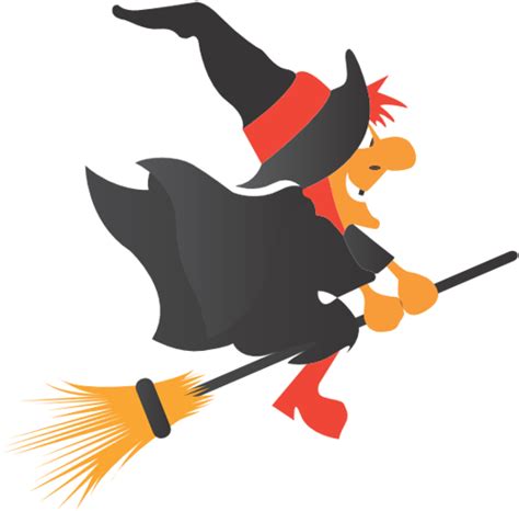 Witch On Broom Clipart Halloween Csscreme School Clipart Clip Art Witches On Brooms Png