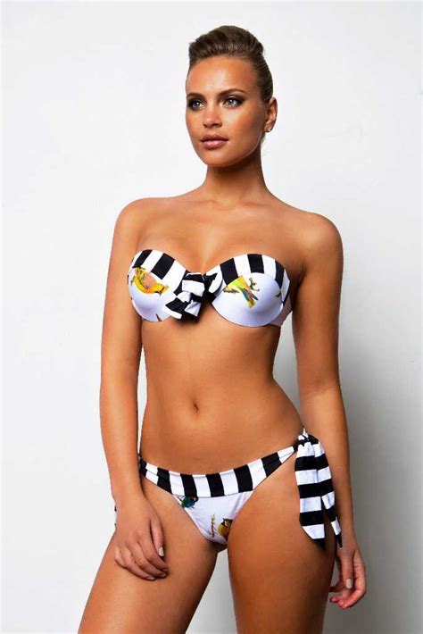 Retro Bikini Elisandra Tomacheski Wears Bikini For Ellis Photoshoot