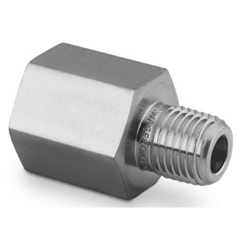 Stainless Steel Pipe Fitting Reducing Adapter 14 In Female Npt X 1