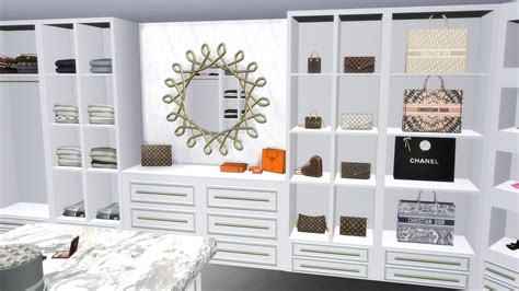 Luxury Custom Closet Platinumluxesims On Patreon Sims 4 Bedroom Vrogue