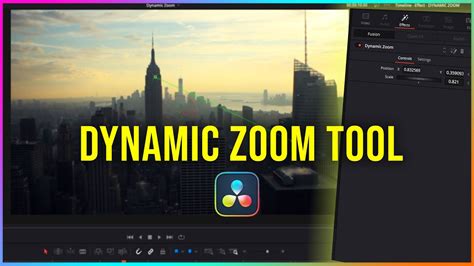 Dynamic Zoom Effect Tool For Davinci Resolve Youtube