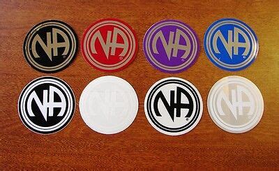 Narcotics Anonymous NA Logo Decal Round Window Or Bumper Sticker EBay